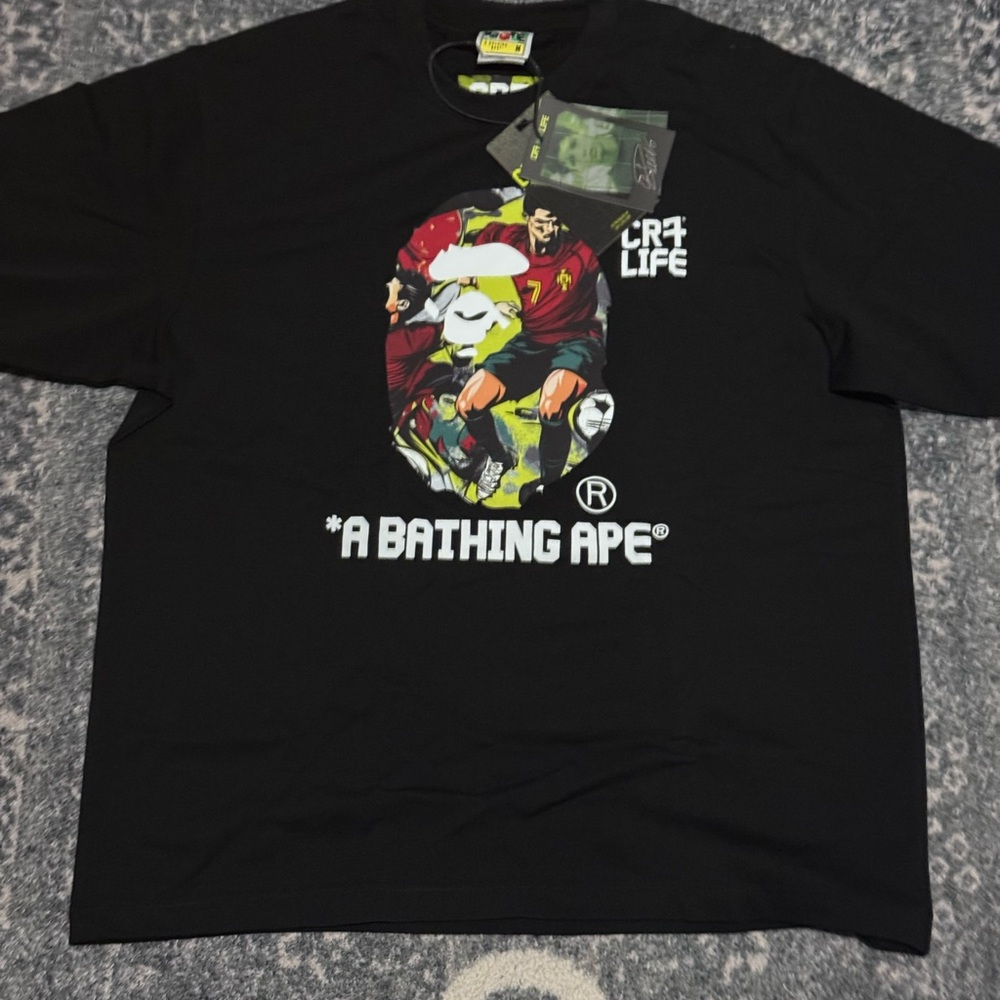 Bathing Ape .Bape Cr7 Cristiano Ronaldo T-Shirt Size M